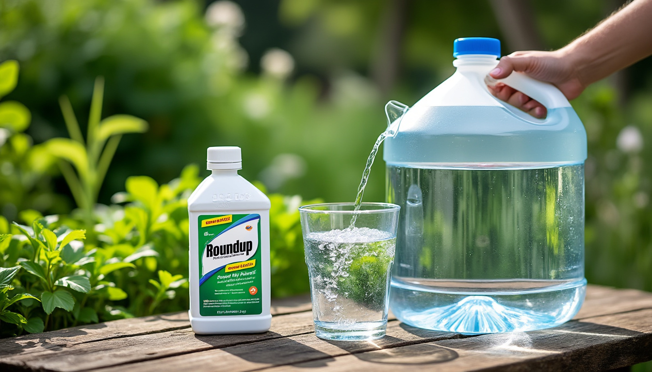 découvrez la dose recommandée de roundup à diluer dans 10 litres d'eau pour éliminer efficacement les mauvaises herbes tout en respectant les consignes de sécurité.
