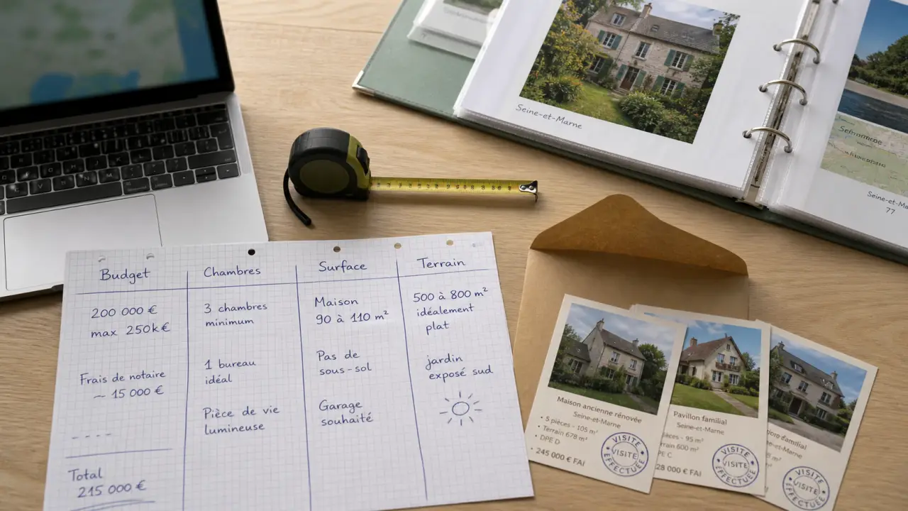 Achat maison 77 : comparer prix, surface et commune avant de visiter une maison