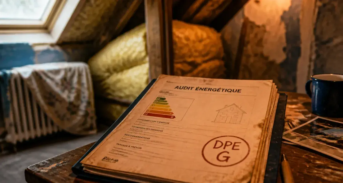 Acheter une maison dpe g : audit énergétique et travaux de rénovation