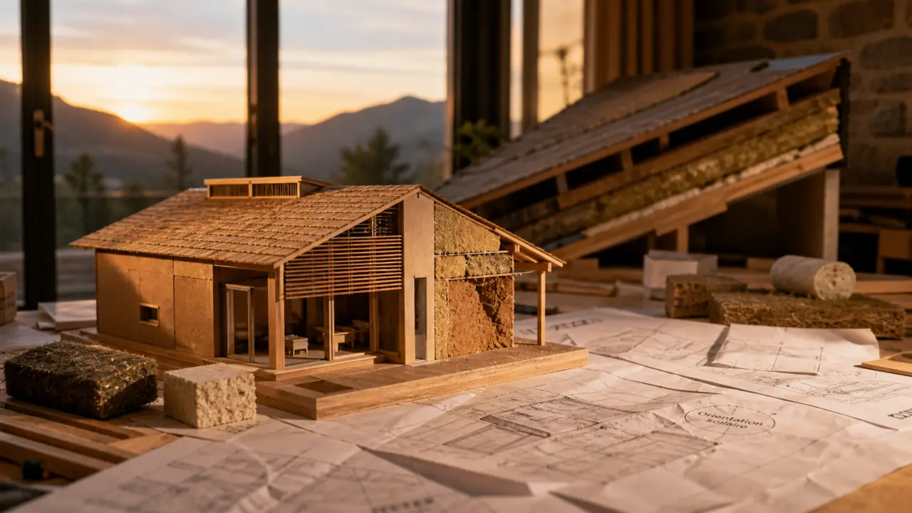 Construire maison ecologique : maquette bois et isolation, terrain et budget