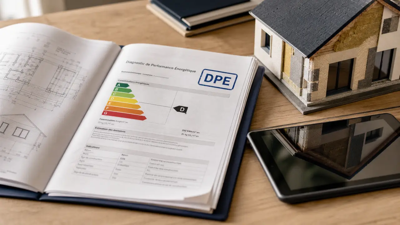 DPE maison neuve : dossier DPE ouvert