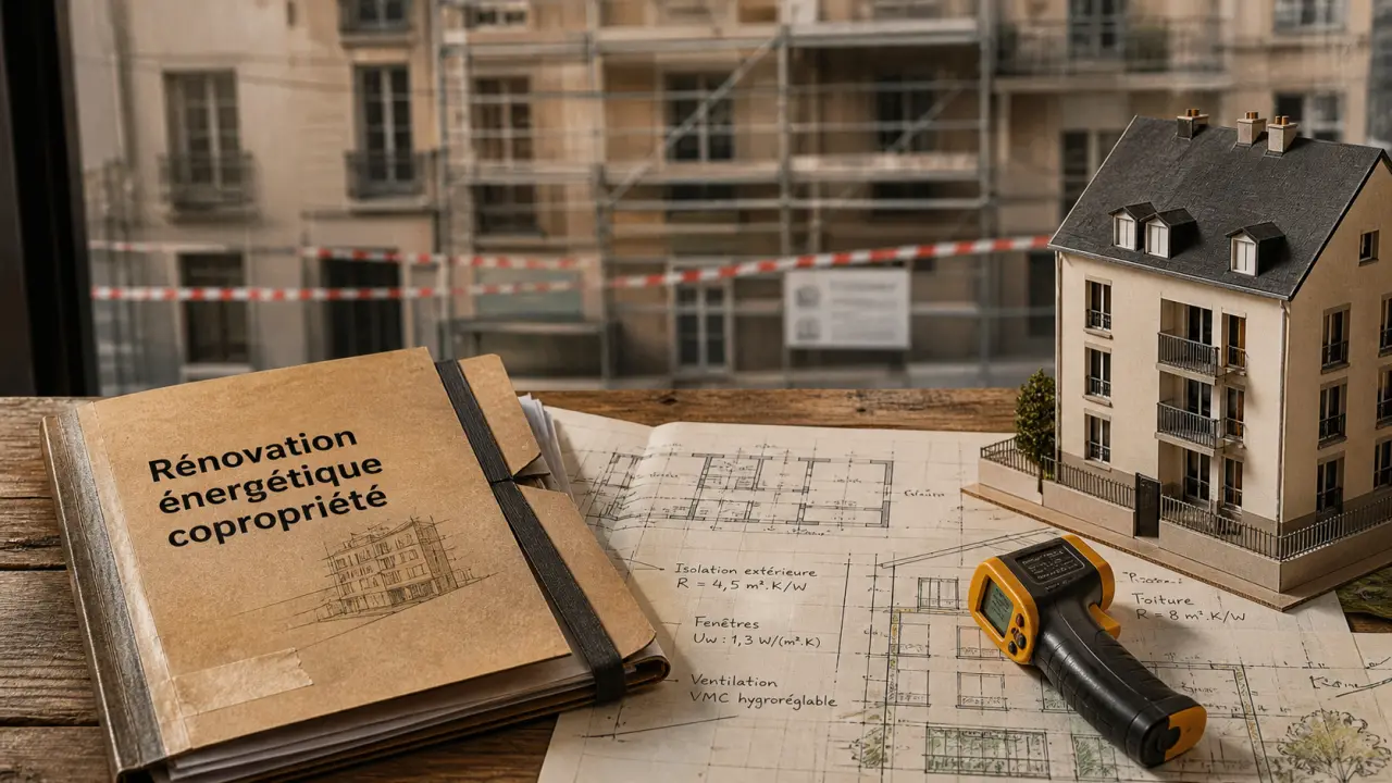 Rénovation énergétique copropriété : diagnostic, vote, financement sans bloquer l’immeuble