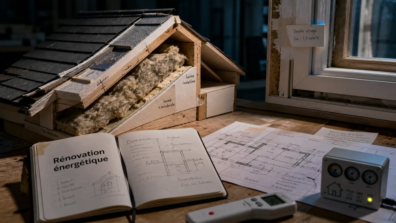 Rénovation énergétique maison : isoler d’abord, chauffer juste