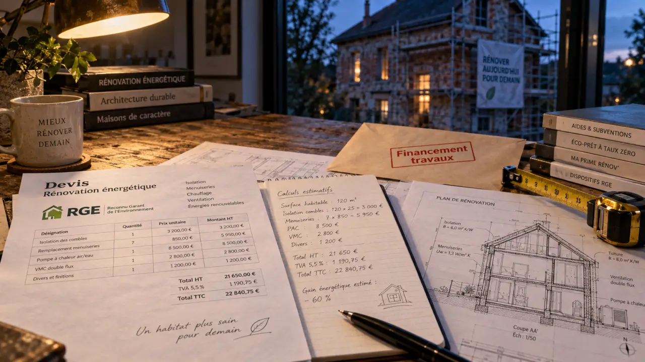 Acheter une maison avec travaux : budget, devis et financement