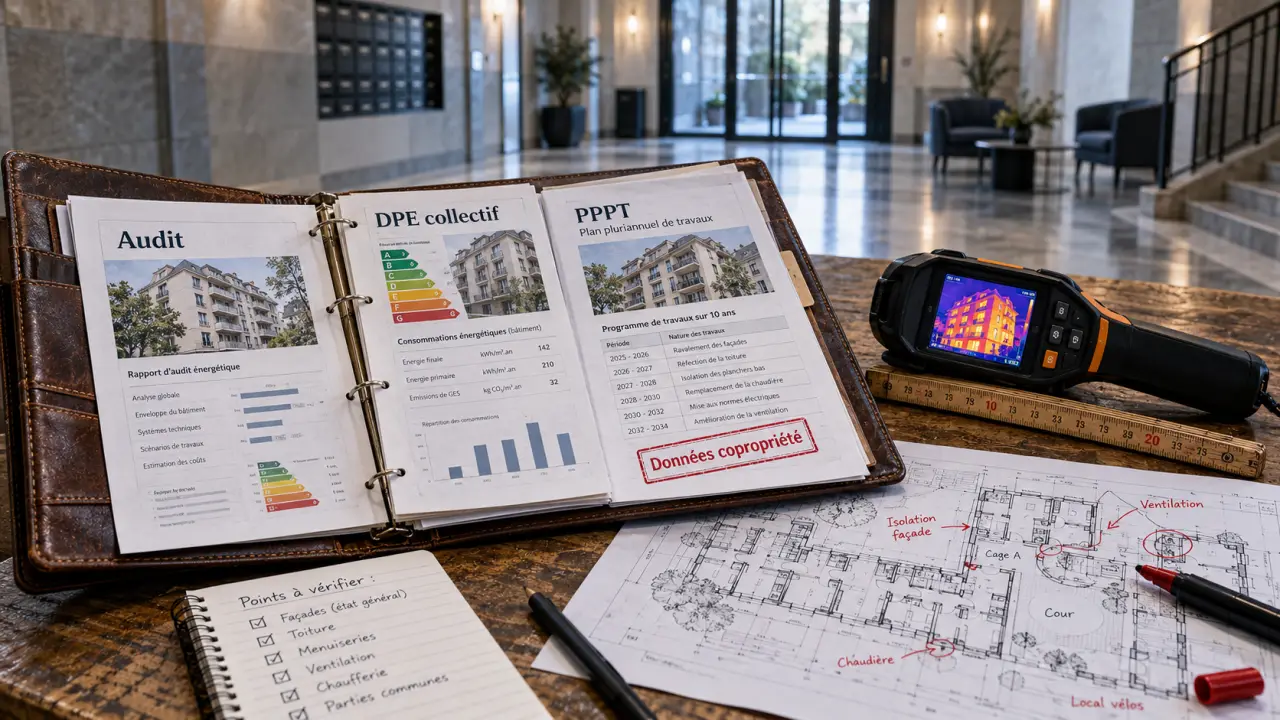 Audit énergétique copropriété : rapport et plan de travaux