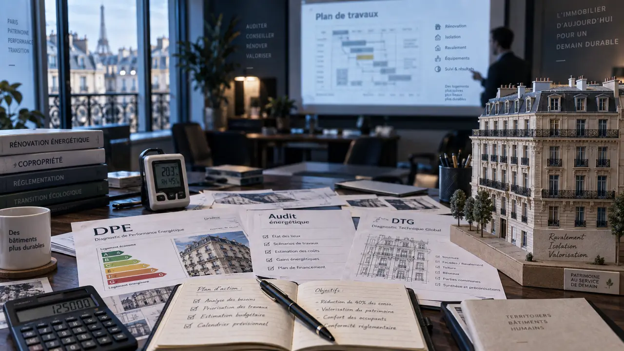 Rénovation énergétique paris : documents de diagnostic et plan de travaux
