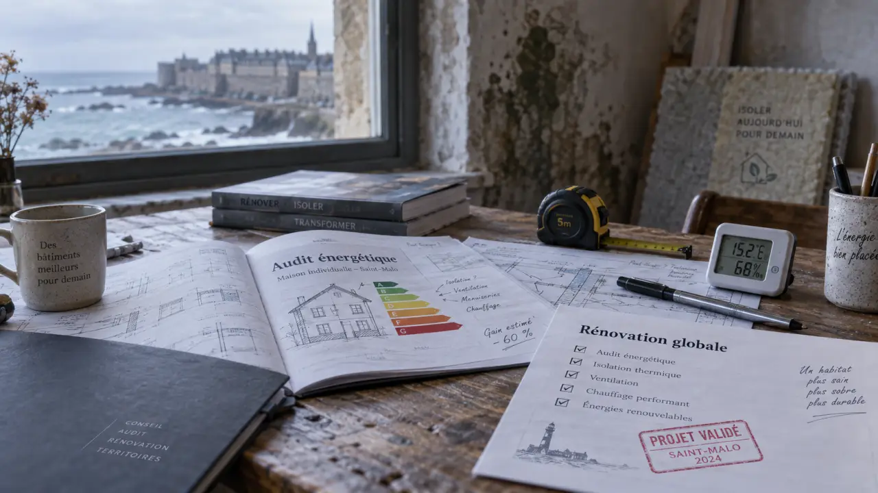 Rénovation énergétique Saint-Malo : audit avant travaux et aides